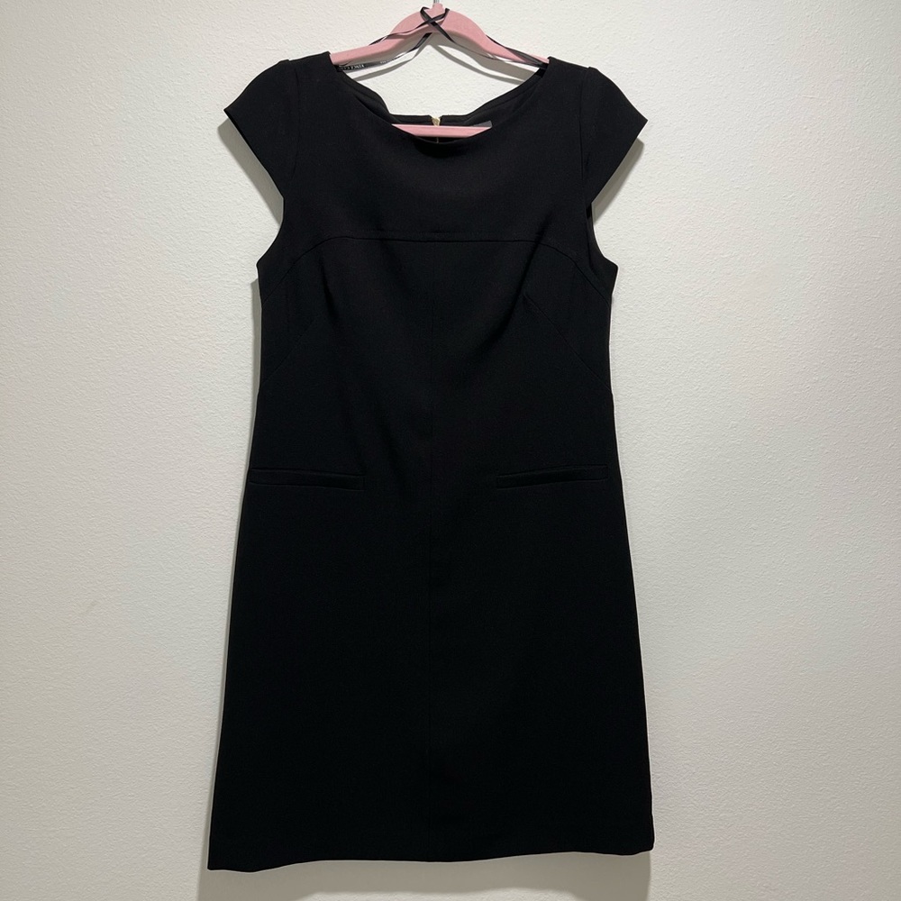 Vince Camuto Dress, size 6, black with gold zipper in back